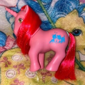 My Little Pony Happy Tails Tabby Unicorn g1 mlp vintage 1987 1988